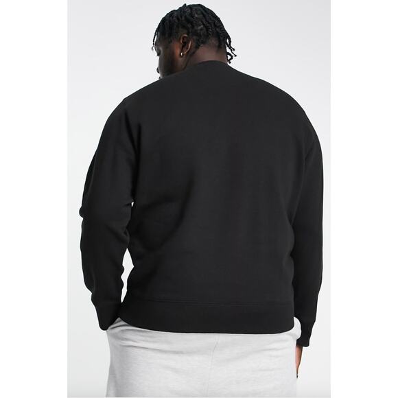 2/$30 French Connection Plus Crewneck Sweatshirt Black Logo Big Tall Size 4XL - Picture 4 of 12